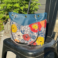 Artist Collection: Small Navy Flower Garden